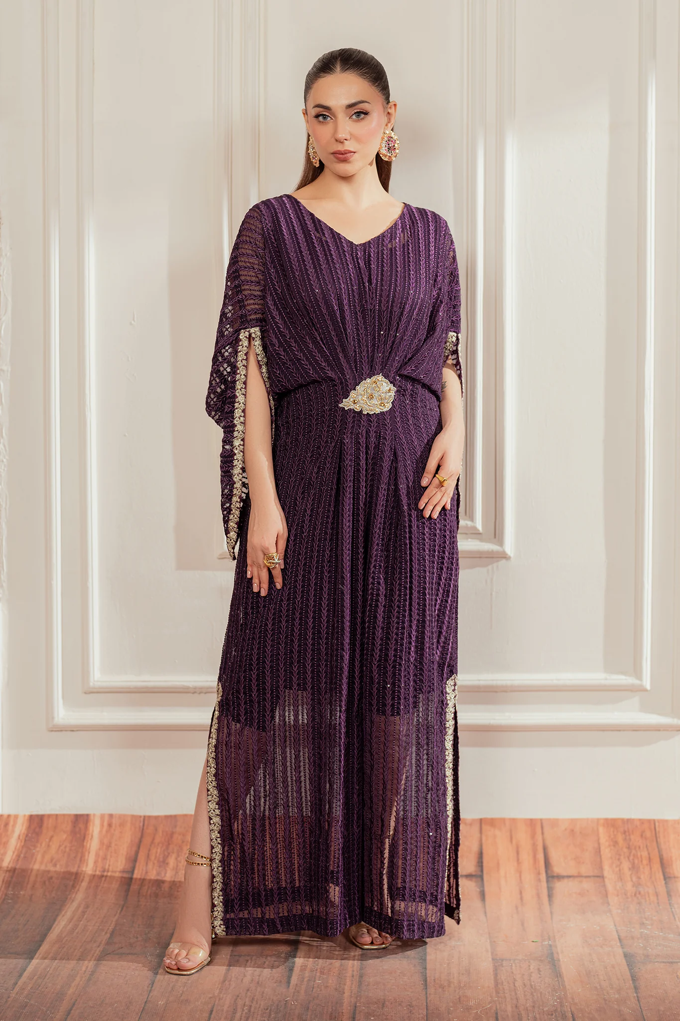 Plum Kaftan - Image 3