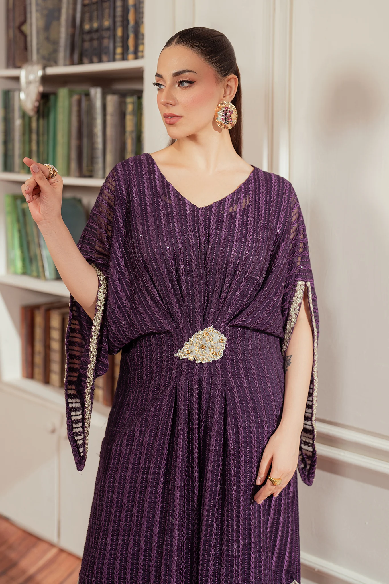 Plum Kaftan - Image 4